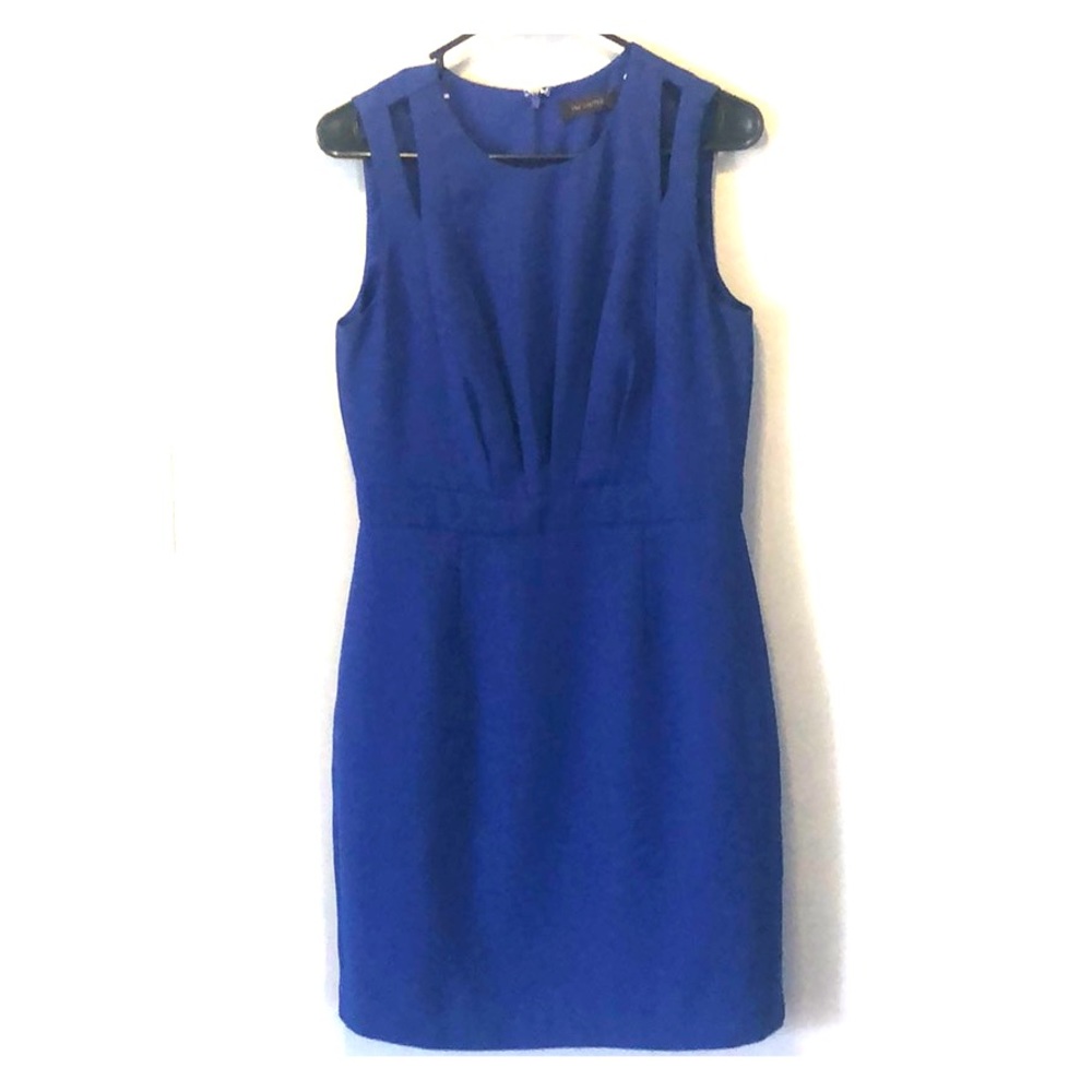 Blue business dress